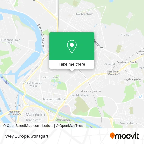 Карта Wey Europe