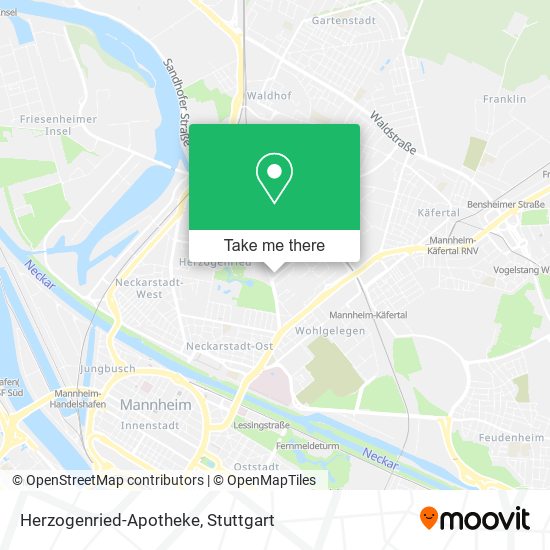 Herzogenried-Apotheke map