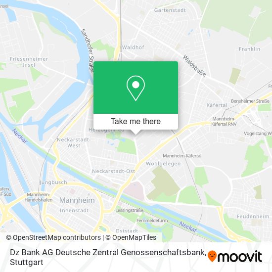 Dz Bank AG Deutsche Zentral Genossenschaftsbank map