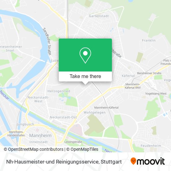 Карта Nh-Hausmeister-und Reinigungsservice