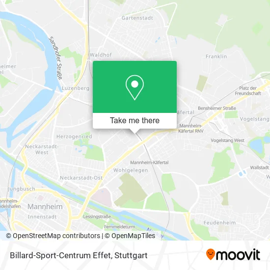 Карта Billard-Sport-Centrum Effet
