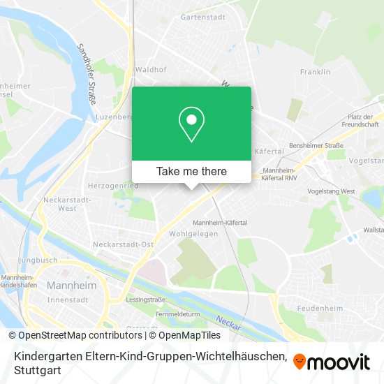 Kindergarten Eltern-Kind-Gruppen-Wichtelhäuschen map