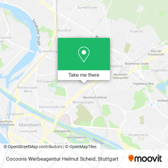 Карта Cocoons Werbeagentur Helmut Scheid