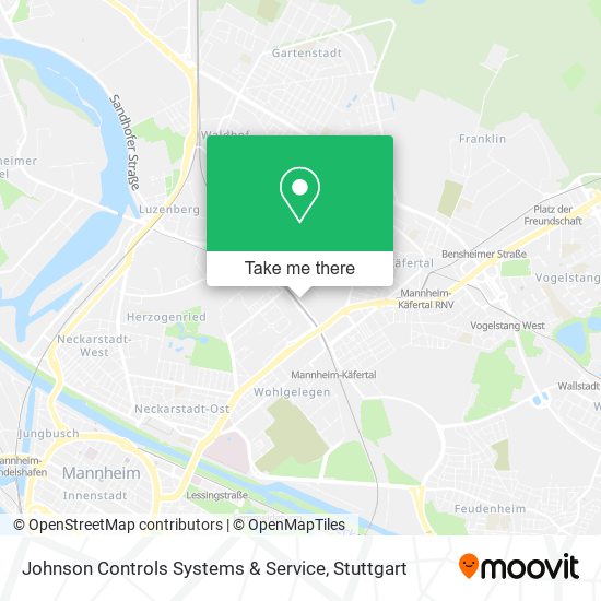 Johnson Controls Systems & Service map