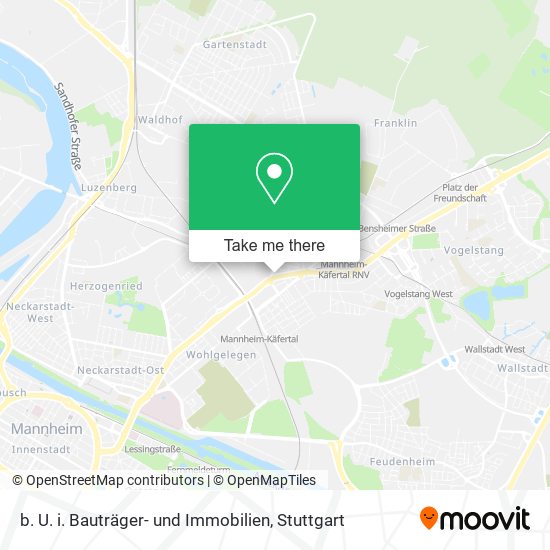 Карта b. U. i. Bauträger- und Immobilien