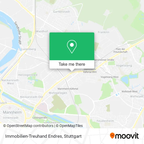 Карта Immobilien-Treuhand Endres
