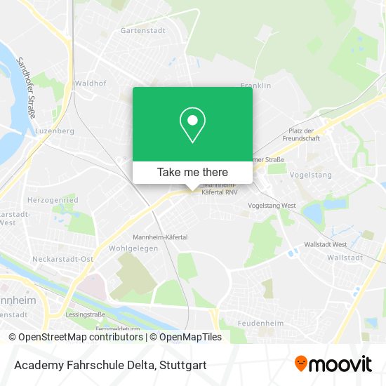Academy Fahrschule Delta map