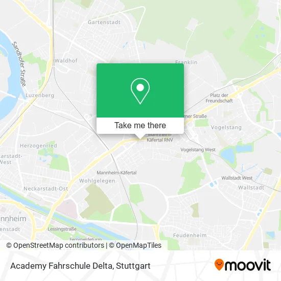 Карта Academy Fahrschule Delta
