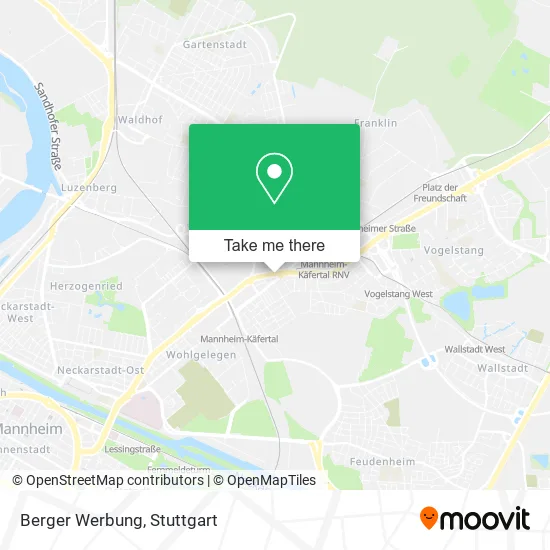 Карта Berger Werbung