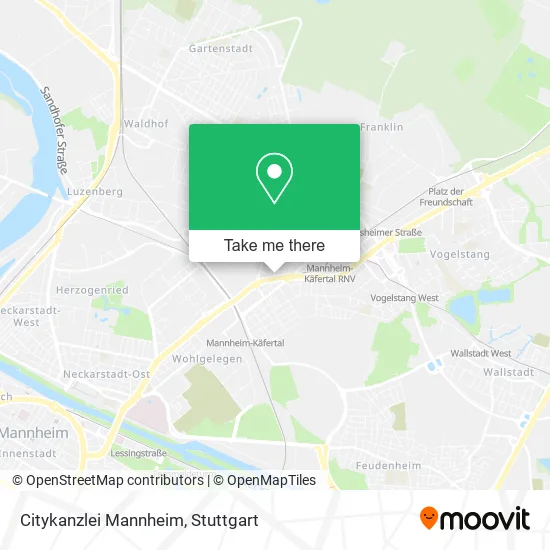 Карта Citykanzlei Mannheim