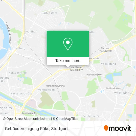 Карта Gebäudereinigung Röku
