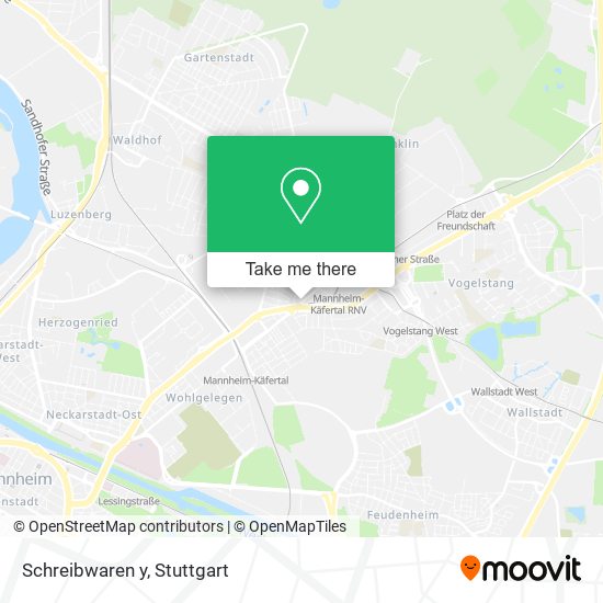 Schreibwaren y map