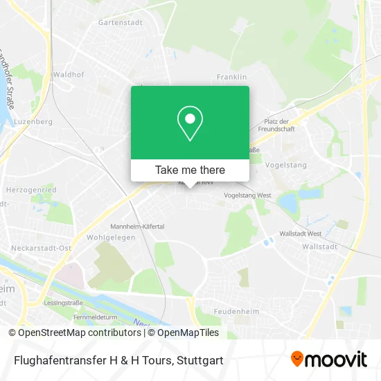 Карта Flughafentransfer H & H Tours