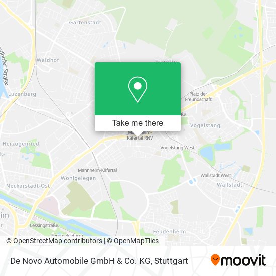 De Novo Automobile GmbH & Co. KG map