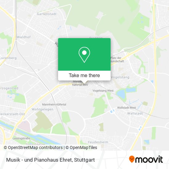 Musik - und Pianohaus Ehret map