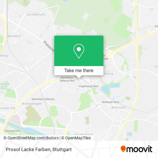 Prosol Lacke Farben map