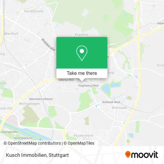 Карта Kusch Immobilien