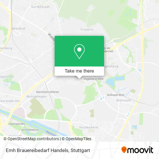 Карта Emh Brauereibedarf Handels
