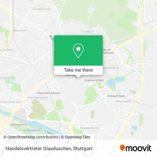 Карта Handelsvertreter Glasduschen