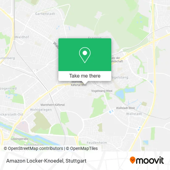 Карта Amazon Locker-Knoedel