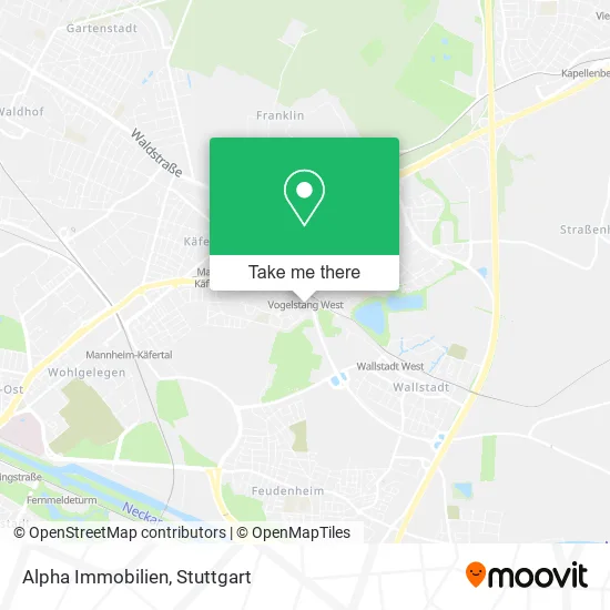 Карта Alpha Immobilien