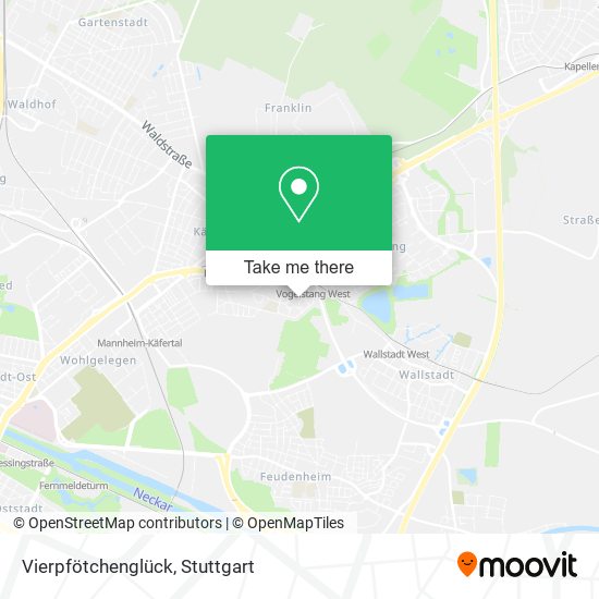 Карта Vierpfötchenglück