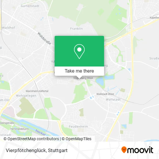 Карта Vierpfötchenglück