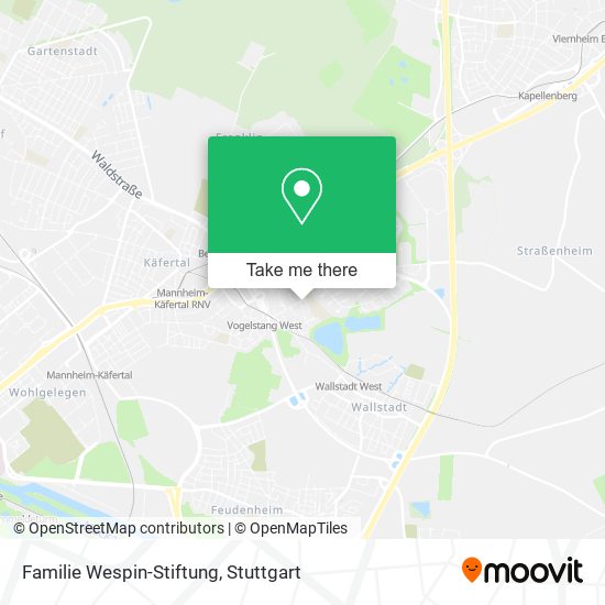 Familie Wespin-Stiftung map