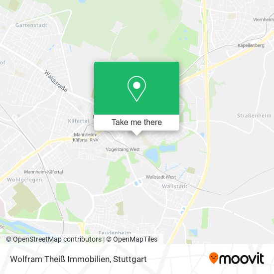 Wolfram Theiß Immobilien map