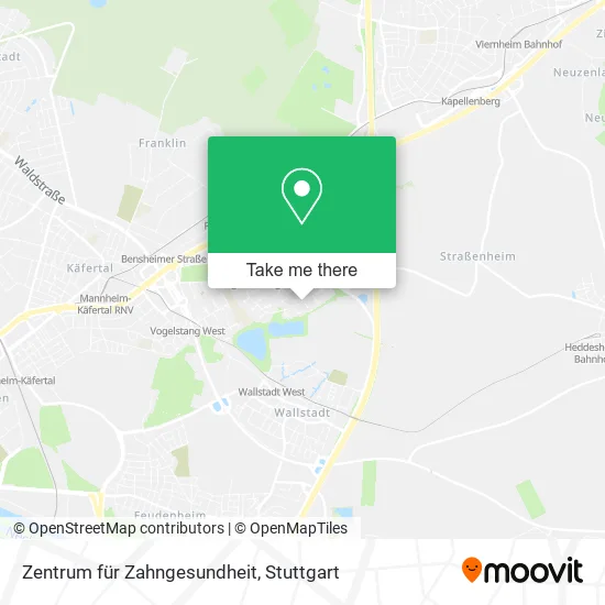 Карта Zentrum für Zahngesundheit
