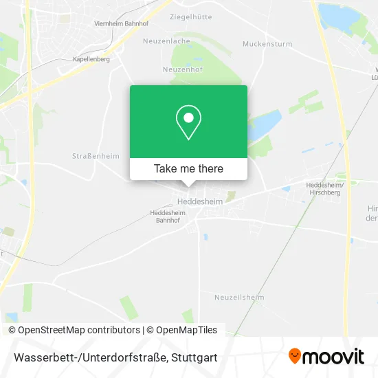 Карта Wasserbett-/Unterdorfstraße
