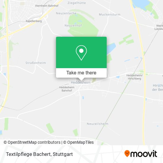 Textilpflege Bachert map