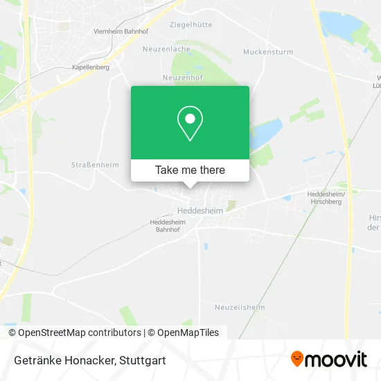 Карта Getränke Honacker