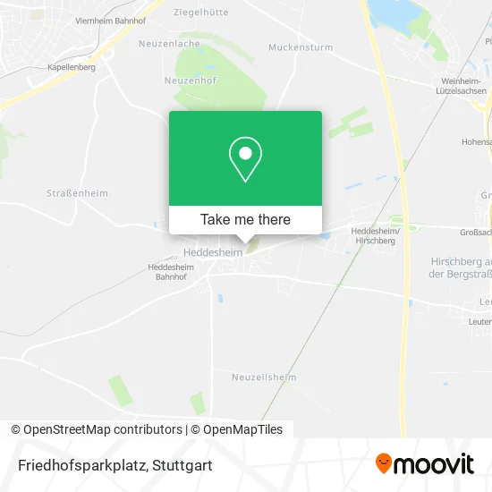 Карта Friedhofsparkplatz