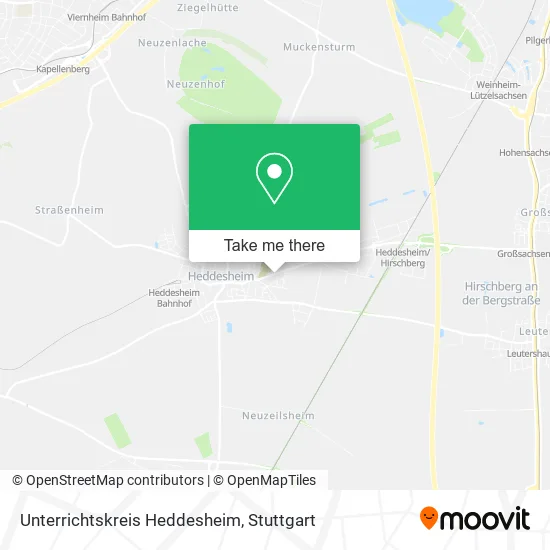 Карта Unterrichtskreis Heddesheim