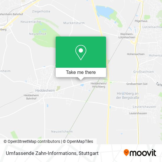 Umfassende Zahn-Informations map