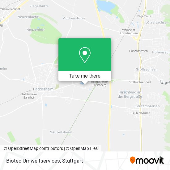 Карта Biotec Umweltservices