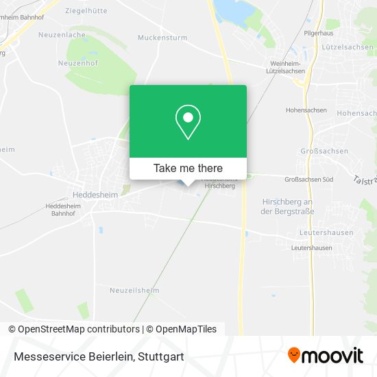 Карта Messeservice Beierlein