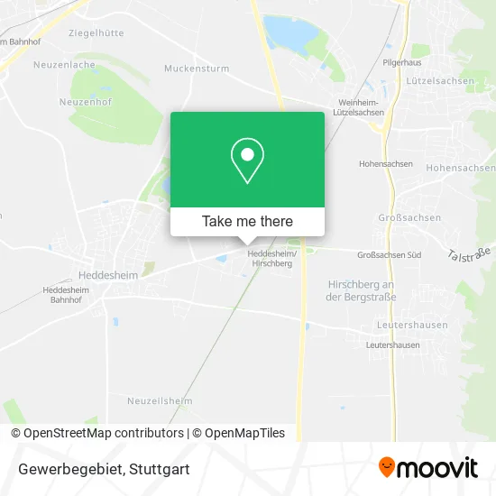 Карта Gewerbegebiet