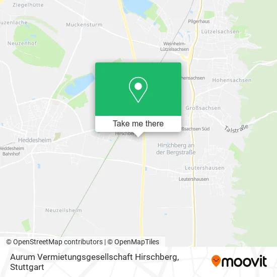 Карта Aurum Vermietungsgesellschaft Hirschberg
