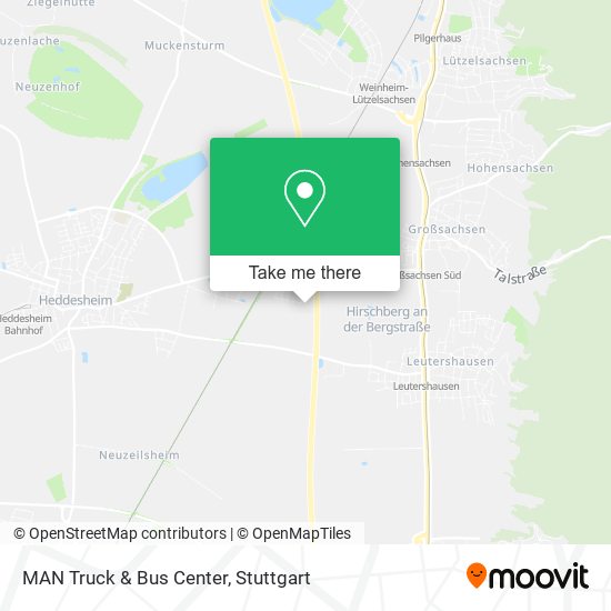 MAN Truck & Bus Center map