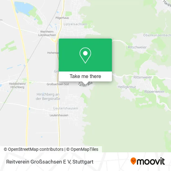Карта Reitverein Großsachsen E V
