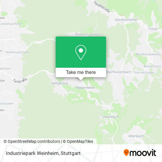 Industriepark Weinheim map