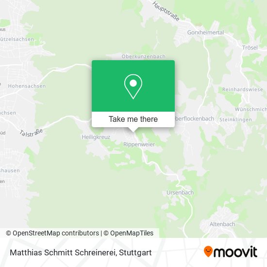 Matthias Schmitt Schreinerei map