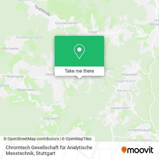 Карта Chromtech Gesellschaft für Analytische Messtechnik