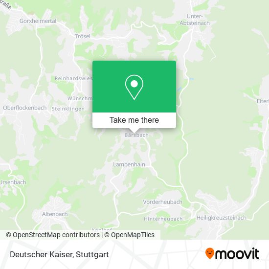 Deutscher Kaiser map