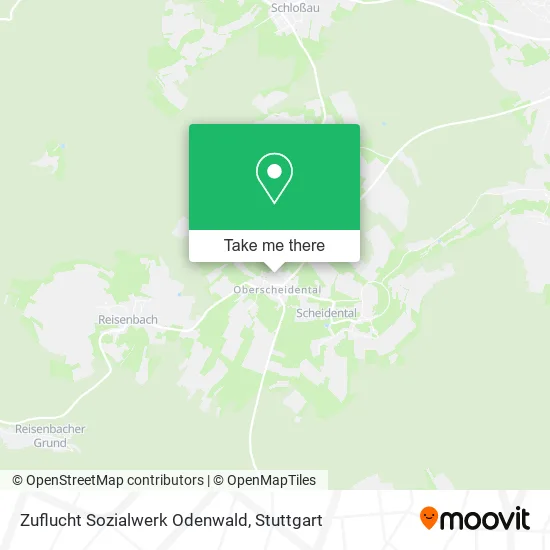 Карта Zuflucht Sozialwerk Odenwald