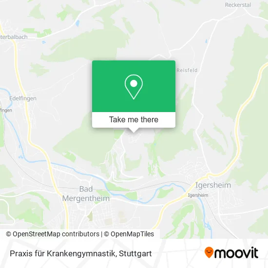 Карта Praxis für Krankengymnastik