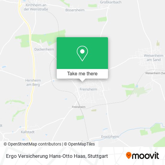 Ergo Versicherung Hans-Otto Haas map