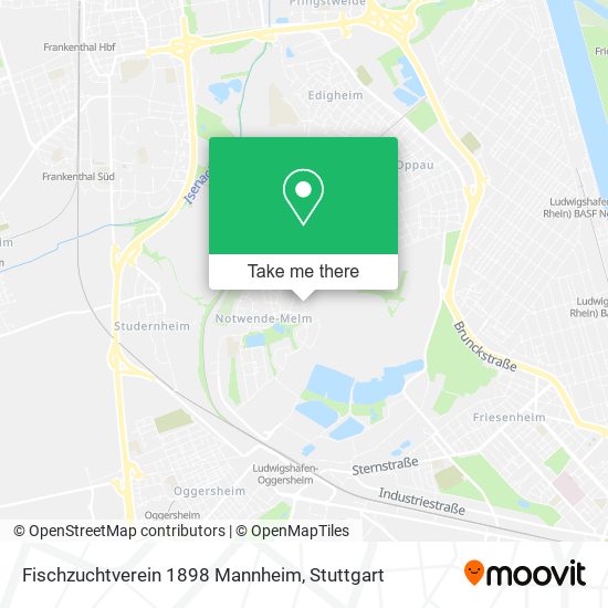 Fischzuchtverein 1898 Mannheim map